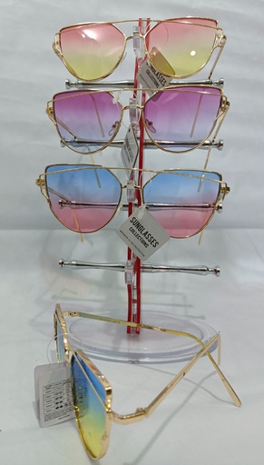 [Y1494RV] LENTES DE SOL METAL S/M